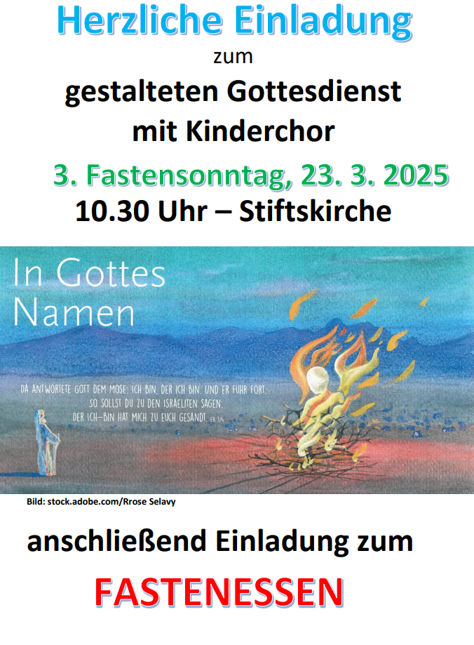 Read more about the article 23.03. Fastensonntag + Fastenessen