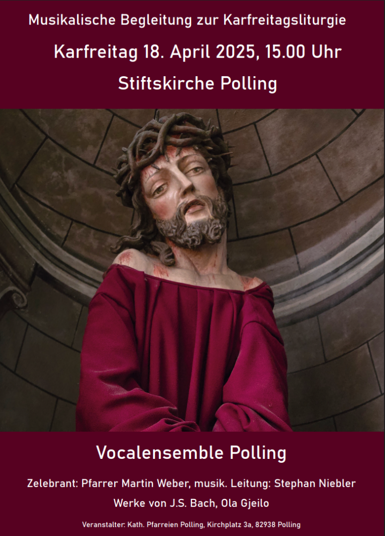 Read more about the article 18.04. Vocalensemble begleitet Karfreitagsliturgie