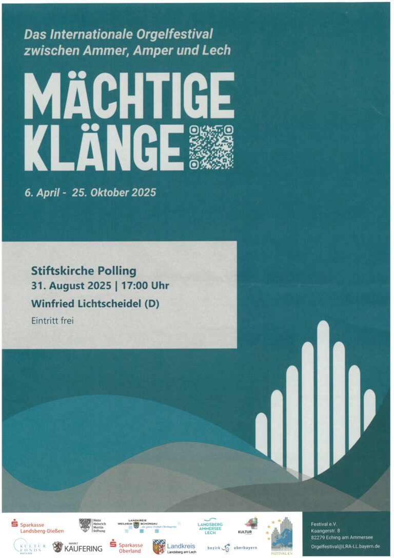 Read more about the article 31.08. Orgelkonzert in Polling