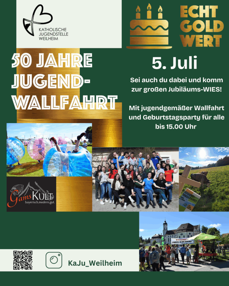 Read more about the article 5.7. Wies Jugend-Wallfahrt