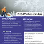 Stellenausschreibung: Eberfing 2,65 Std./Woche