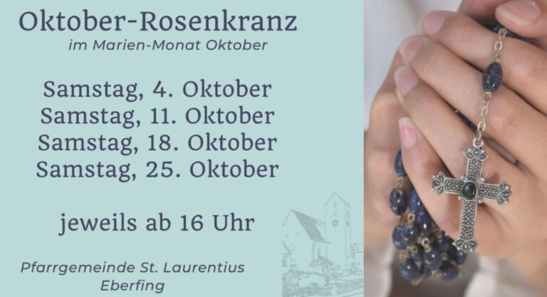 Read more about the article Oktoberrosenkranz Eberfing