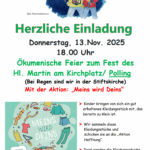 13.11. Ökum. St. Martinsfeier – Polling