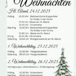 Weihnachten in den Pfarreien Polling