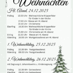 Weihnachten in den Pfarreien Polling